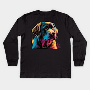 Labrador Retriever Kids Long Sleeve T-Shirt